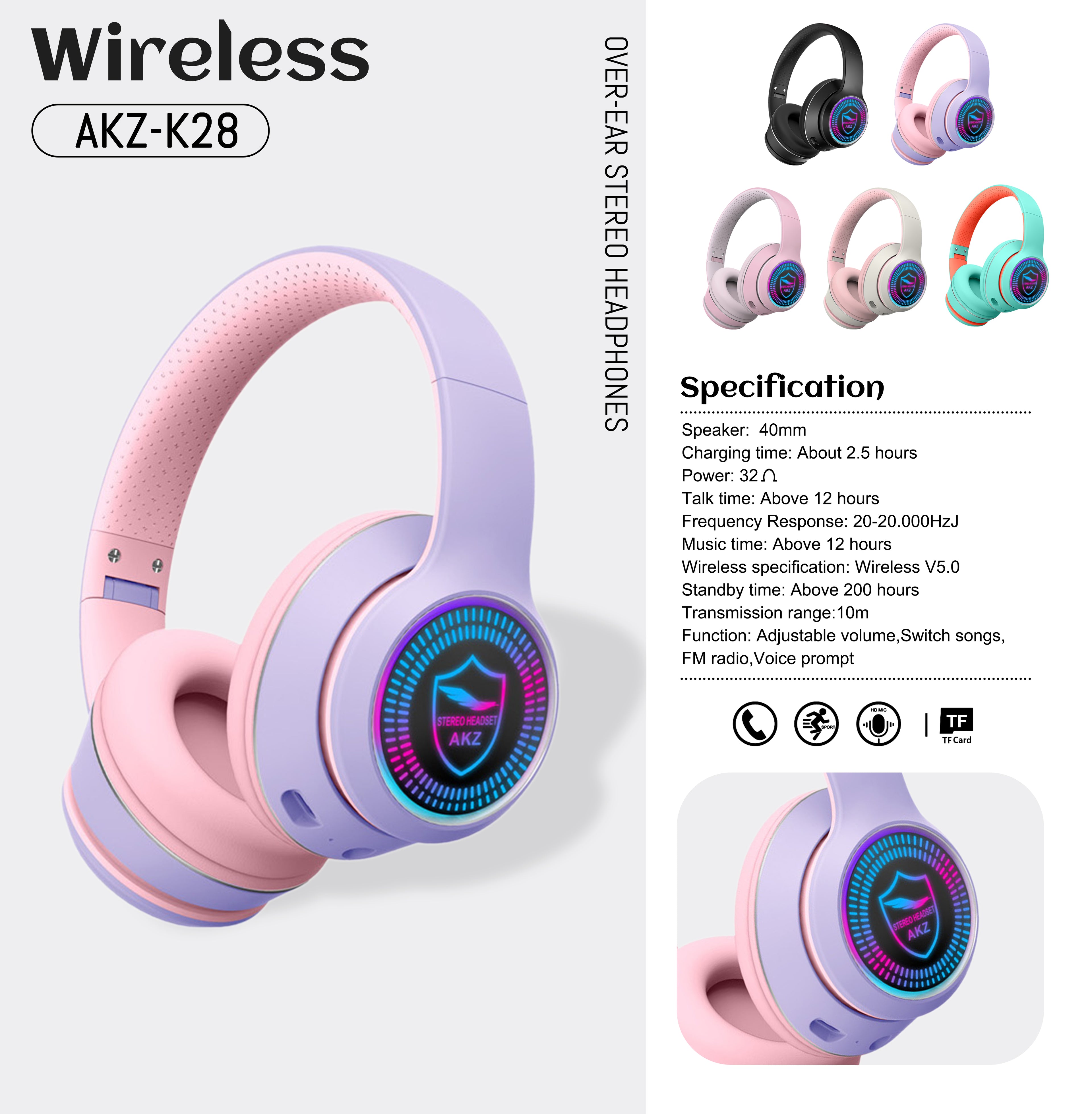 K28 Luminous 4-in-1 Headset