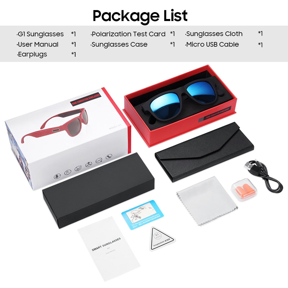 VIVIBEE Bone Conduction Smart  Glasses