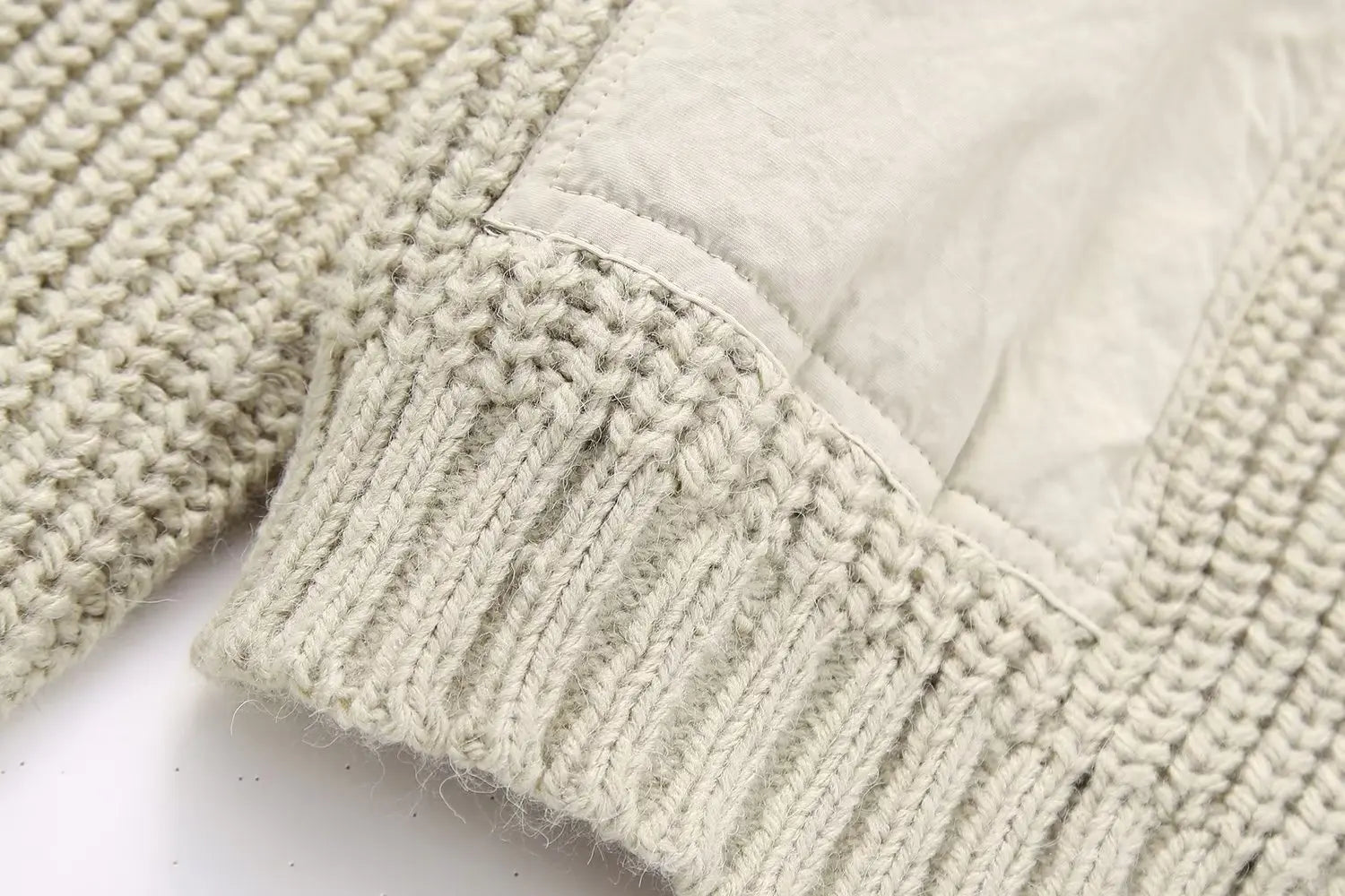 Contrast Cropped Sweaters for Women  Pullovers Knitted Sweater Woman Long Sleeve Ribbed Women's Sweater Autumn Jerseys