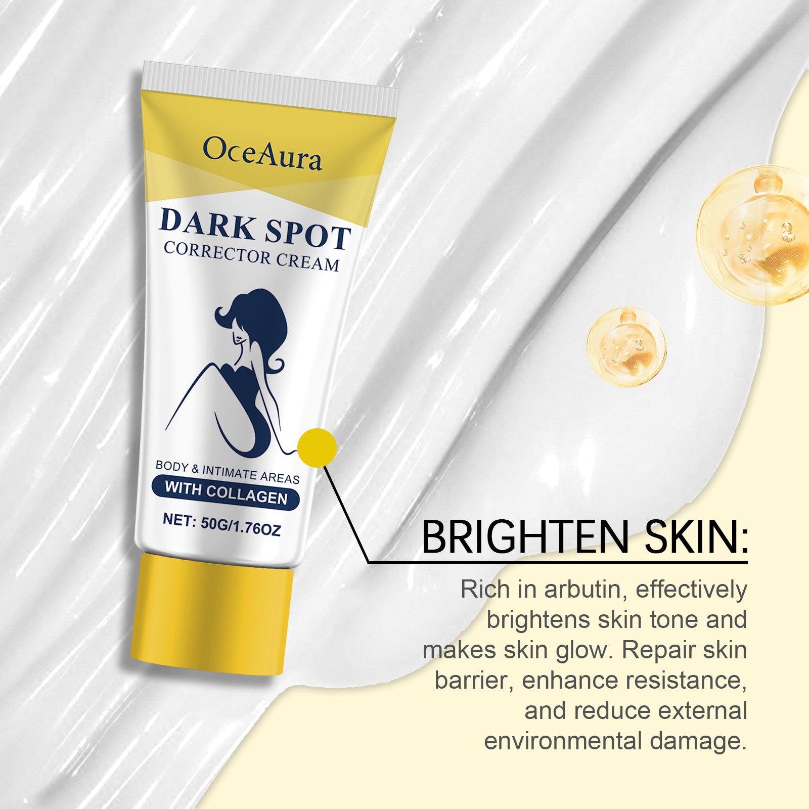 OceAura Body Moisturizer Moisturizes Body Skin To Improve Skin Dullness Moisturizing Body Cream