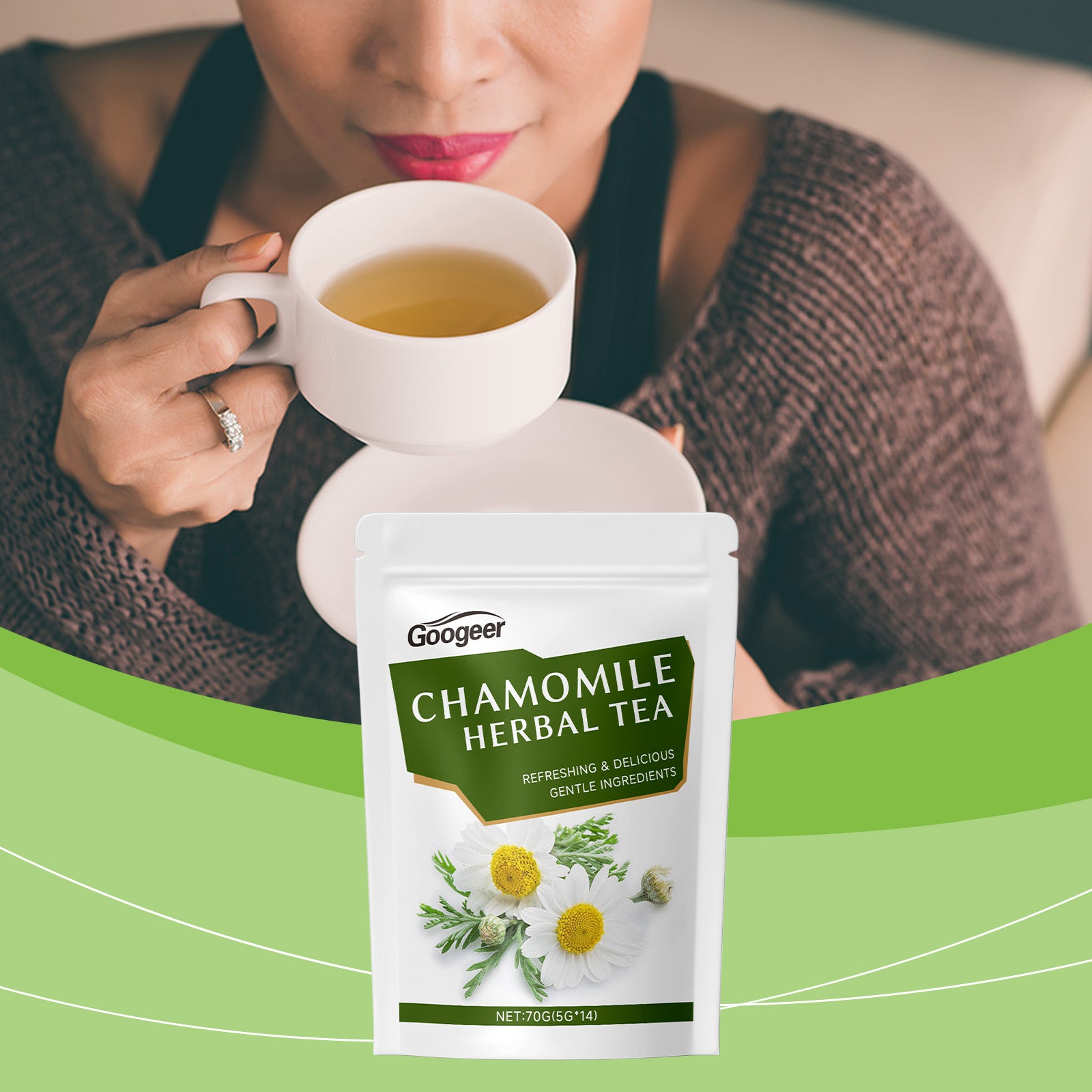 Googeer Natural Chamomile Tea Bag