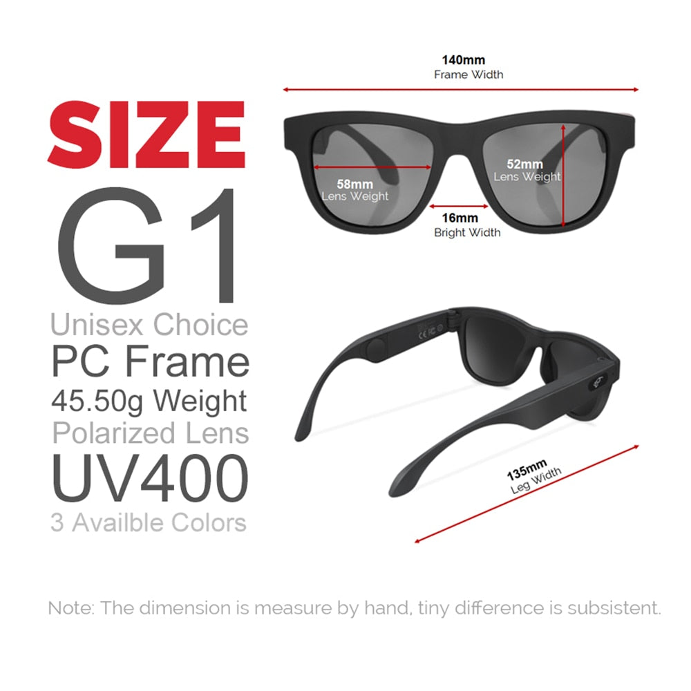 VIVIBEE Bone Conduction Smart  Glasses